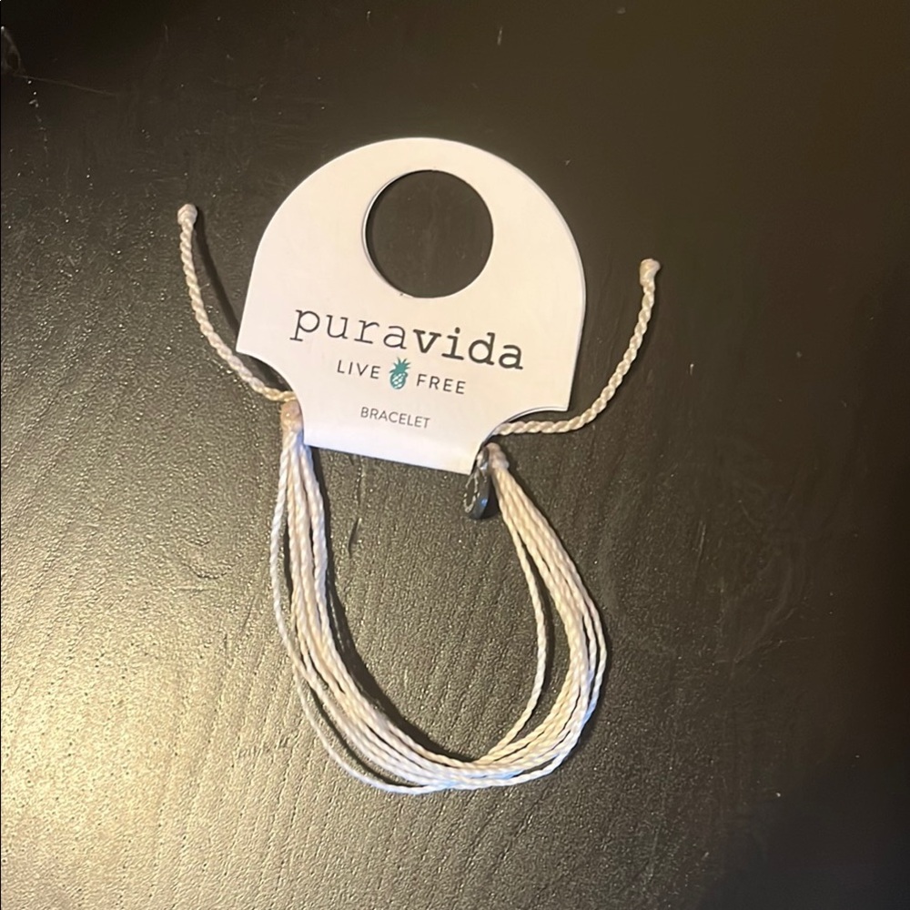Pura Vida Ivory Braided Bracelet